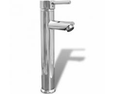 vidaXL Bad-Wasserhahn Mischbatterie Messing
