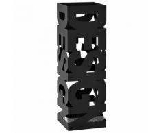 vidaXL Regenschirmständer Design Stahl Schwarz
