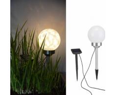 HI Solar LED Drehbare Garten-Kugelleuchte 15 cm