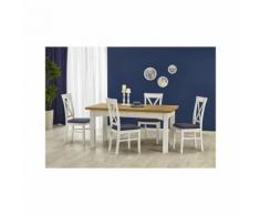 JustYou24 JUSTyou Leonardo Essgruppe Weiß | Honig Eiche