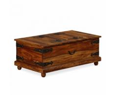vidaXL Truhe Massivholz 90×50×35 cm
