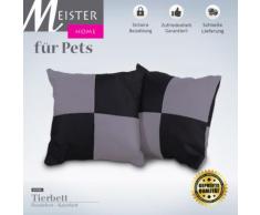 ZZZ MATON Hundebett Hundenkissen W03 L Grau/Schwarz