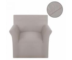 vidaXL Sofahusse Stretchhusse Sofabezug Beige Baumwoll-Jersey