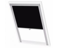 vidaXL Verdunkelungsrollo Schwarz F06