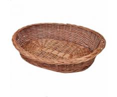 vidaXL Weide Hundekorb/Tierbett Katzenbett Hundebett Natur 90 cm