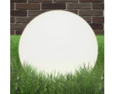vidaXL LED-Gartenleuchte Kugelförmig 50 cm PMMA