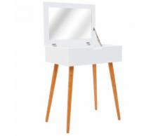 vidaXL Schminktisch mit Spiegel MDF 60 x 40 x 75 cm