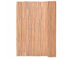 vidaXL Bambusmatte Sichtschutzmatte Sichtschutz 200 x 400 cm