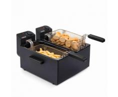Princess Doppel-Fritteuse 6 L 3600 W Schwarz 183028