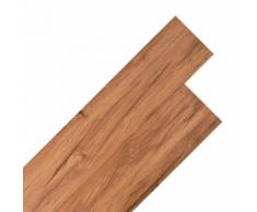 vidaXL PVC Laminat Dielen 5,26 m² 2 mm Ulme Natur