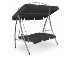 vidaXL Hollywoodschaukel mit Sonnendach Anthrazit 198x120x205 cm Stahl