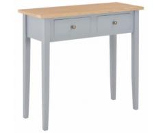 vidaXL Frisiertisch Konsolentisch Grau 79 x 30 x 74 cm Holz