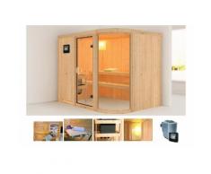 KARIBU Systemsauna »Parima 4«, 231/170/198 cm, 9-KW-Bio-Ofen mit ext. Steuerung