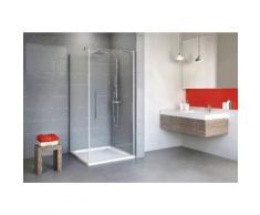 SCHULTE Sparset: Eckdusche »Alexa Style 2.0«, Drehtür mit Seitenwand, 80 x 80 cm