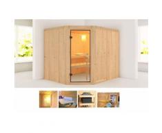 KONIFERA Systemsauna »Malin«, 231/196/198 cm, ohne Ofen
