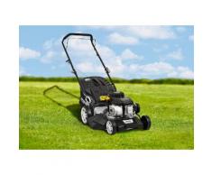 HANSEATIC Benzin-Rasenmäher »BRM 42-141 Set Silverline«, 42 cm Schnittbreite
