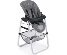 CHIC2000 Puppenhochstuhl mit abnehmbarem Tablett, »Hochstuhl, Jeans Grey«