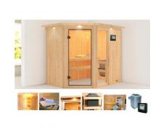 KONIFERA Systemsauna »Fiona 1«, 196/151/198 cm, 9-KW-Ofen mit ext. Steuerung
