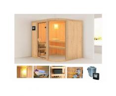 KARIBU Systemsauna »Parima 2«, 196/151/198 cm, 9-KW-Bio-Ofen mit ext. Steuerung