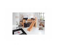 Relita Zeltstoffset für Spielbett LEO, Pirat, schwarz/weiß