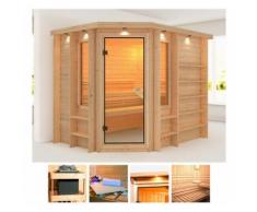 KARIBU Massivholzsauna »Riona«, 262/198/231 cm, ohne Ofen