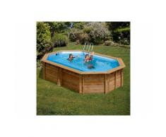 GRE Ovalpool »Canelle«, LxBxH: 551x351x119 cm, 6-tlg.