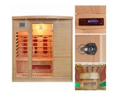 HOME DELUXE Infrarotkabine »Tropical XL«, B/T/H: 175/120/190 cm, 40 mm, für bis zu 3 Personen