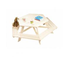 Pinolino Kindersitzgruppe 6-eckig aus Holz »Nicki«