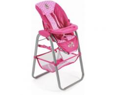 CHIC2000 Puppen Hochstuhl mit abnehmbarem Tablett, »pink«