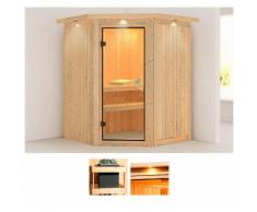 KARIBU Systemsauna »Kristin«, 151/198/151 cm, 68 mm, ohne Ofen