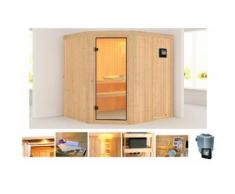 KONIFERA Systemsauna »Jessica«, 196/178/198 cm, 9-KW-Bio-Ofen mit ext. Steuerung