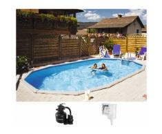 STEINBACH Set: Ovalpool »Grande«, 3-tlg., LxBxH: 549x366x135 cm