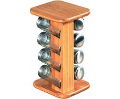 KESPER for kitchen & home Gewürzkarussell, (8-tlg), Bambus