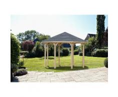 WOLFF Holzpavillon »Kreta 8 XL«, BxT: 476x476 cm