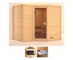 KARIBU Massivholzsauna »Sahib 2«, 236/184/208 cm, ohne Ofen