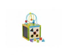 SOLINI Babyspielzeug, Motorikspielzeug, Activity Würfel, Holzspiel-Center