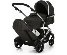 hauck FUN FOR KIDS Geschwisterwagen mit Regenhaube, »Duett 2 Black«