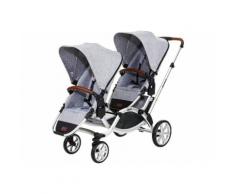 ABC Design Zwillings-und Geschwisterwagen Zoom, graphite grey, 2019