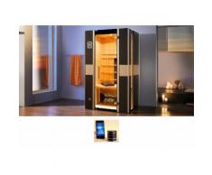 Weka Infrarotkabine »543 Graphit«, 107/98,5/190 cm, 59 mm, für bis zu 2 Personen
