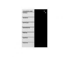 FRANKEN Glas-Magnettafel 40,0 cm x 60,0 cm Wochenkalender
