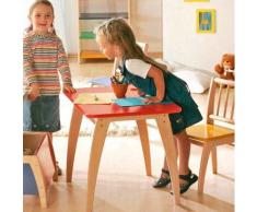 Kindertisch Bambino, Buche teilmassiv, rot