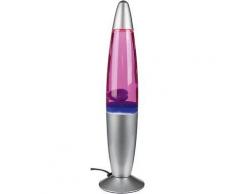 Lavalampe, pink&blau, Halogenlampe, H34 cm, Netzstecker pink/blau
