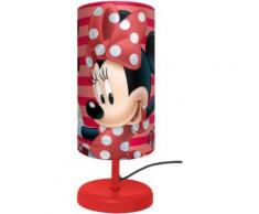 Nachttischlampe, Minnie Mouse rot
