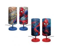 Nachttischlampe, Spider-Man blau/rot