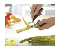 "Edelstahl Spargel- und Gemüseschäler "Filigrano" ecru"