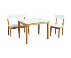 Kindersitzgruppe 3-tlg. holzfarben