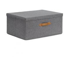 Ordnungsbox mit Deckel 54x40 cm grau