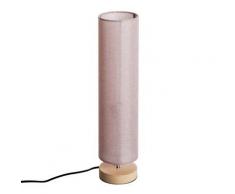 Nachttischlampe Ø14cm H58 cm beige
