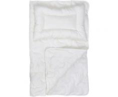 Kinder Bettdecke & Kissen Set BAMBOO, Naturfaser, 100 x 135 und 40 x 60 cm weiß