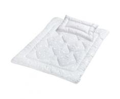Kinder Bettdecke & Kissen Set, Mond & Sterne, Kunstfaser, 100 x 135 cm und 40 x 60 cm